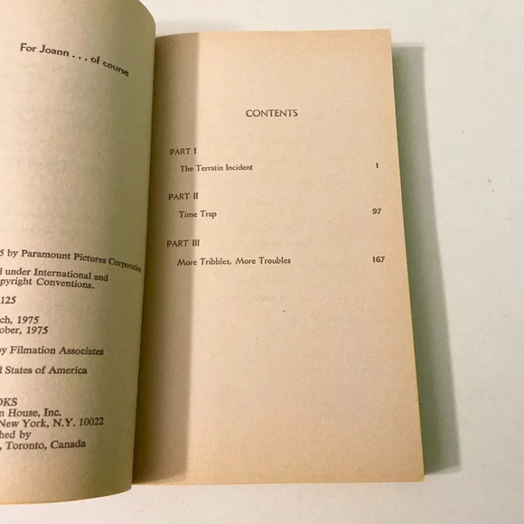 Vintage 1975 Star Trek Log Four Alan Dean Foster Ballantine Paperback - Picture 9 of 16